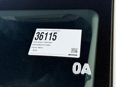 2026 Nissan Pathfinder SV