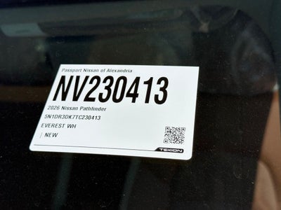2026 Nissan Pathfinder Platinum