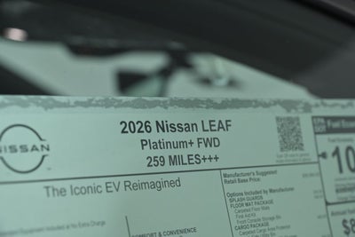 2026 Nissan Leaf PLATINUM+
