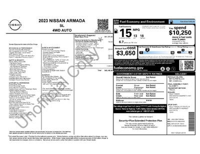 2023 Nissan Armada SL Nissan Certified