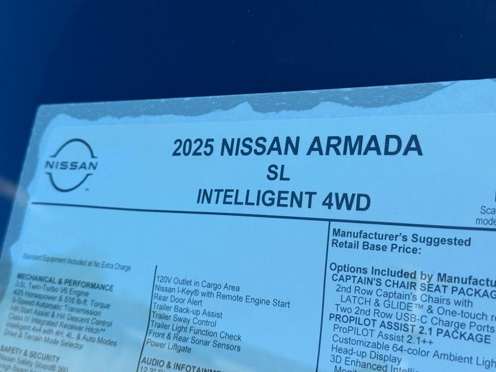 2025 Nissan Armada SL
