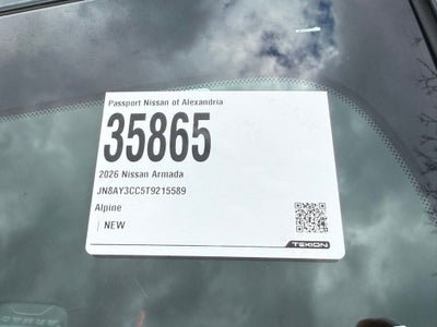 2026 Nissan Armada Platinum Reserve