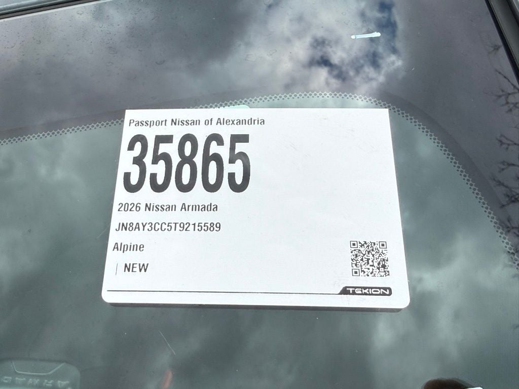 2026 Nissan Armada Platinum Reserve