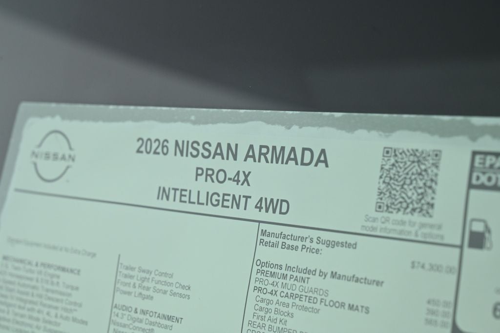 2026 Nissan Armada PRO-4X