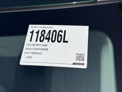 2026 INFINITI QX60 LUXE