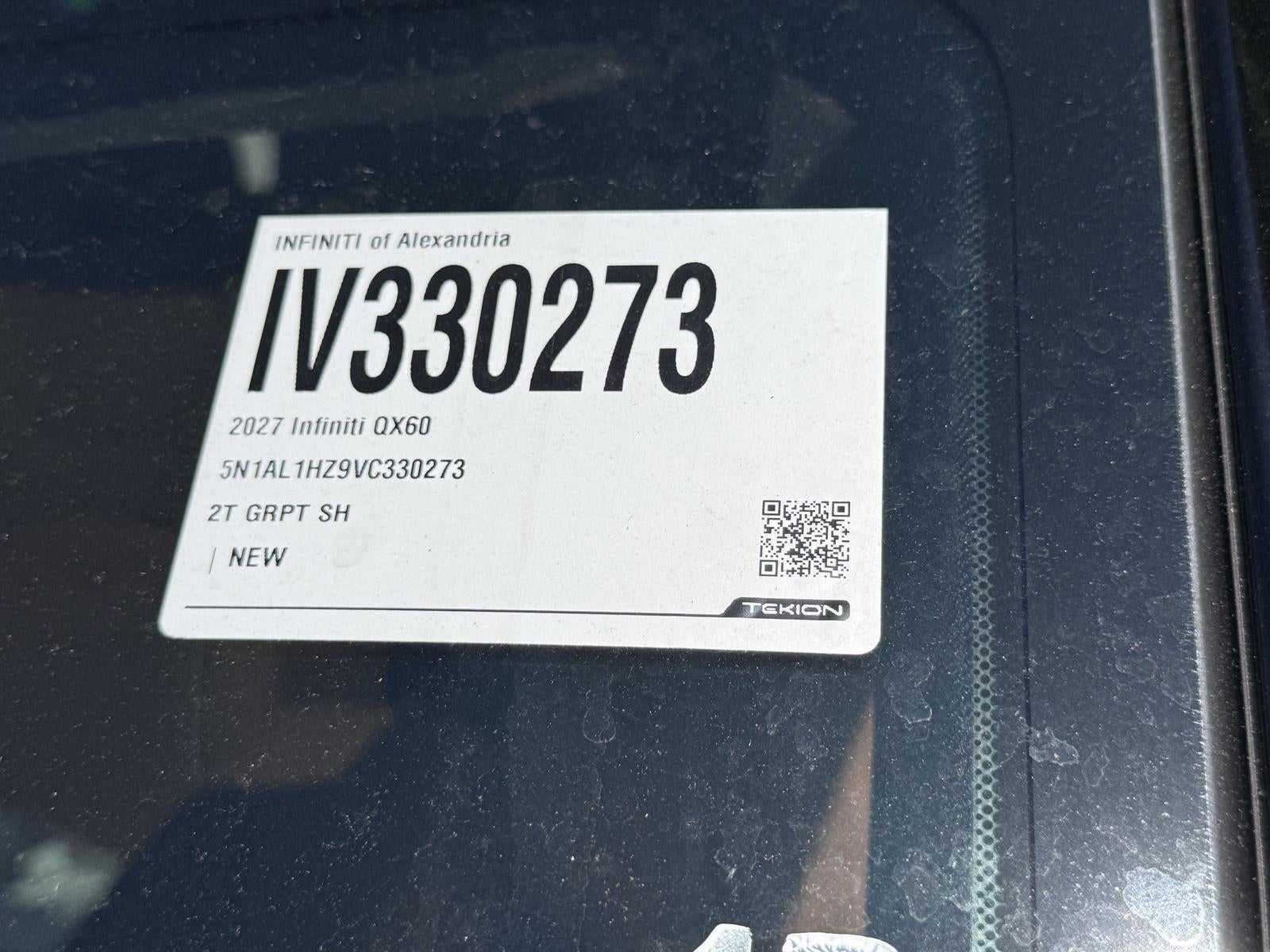 2027 INFINITI QX60 AUTOGRAPH