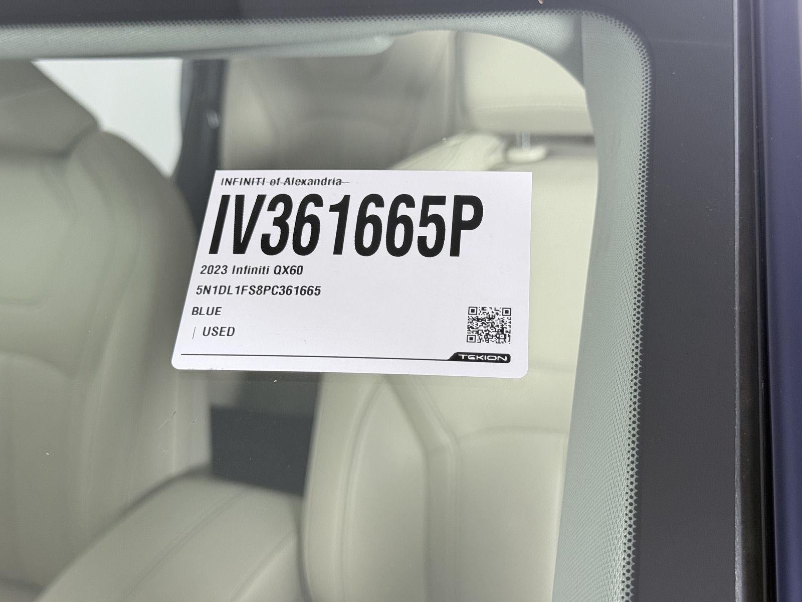 2023 INFINITI Qx60 LUXE