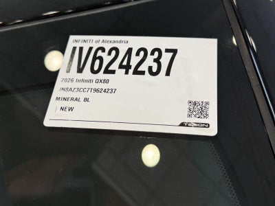 2026 INFINITI QX80 AUTOGRAPH