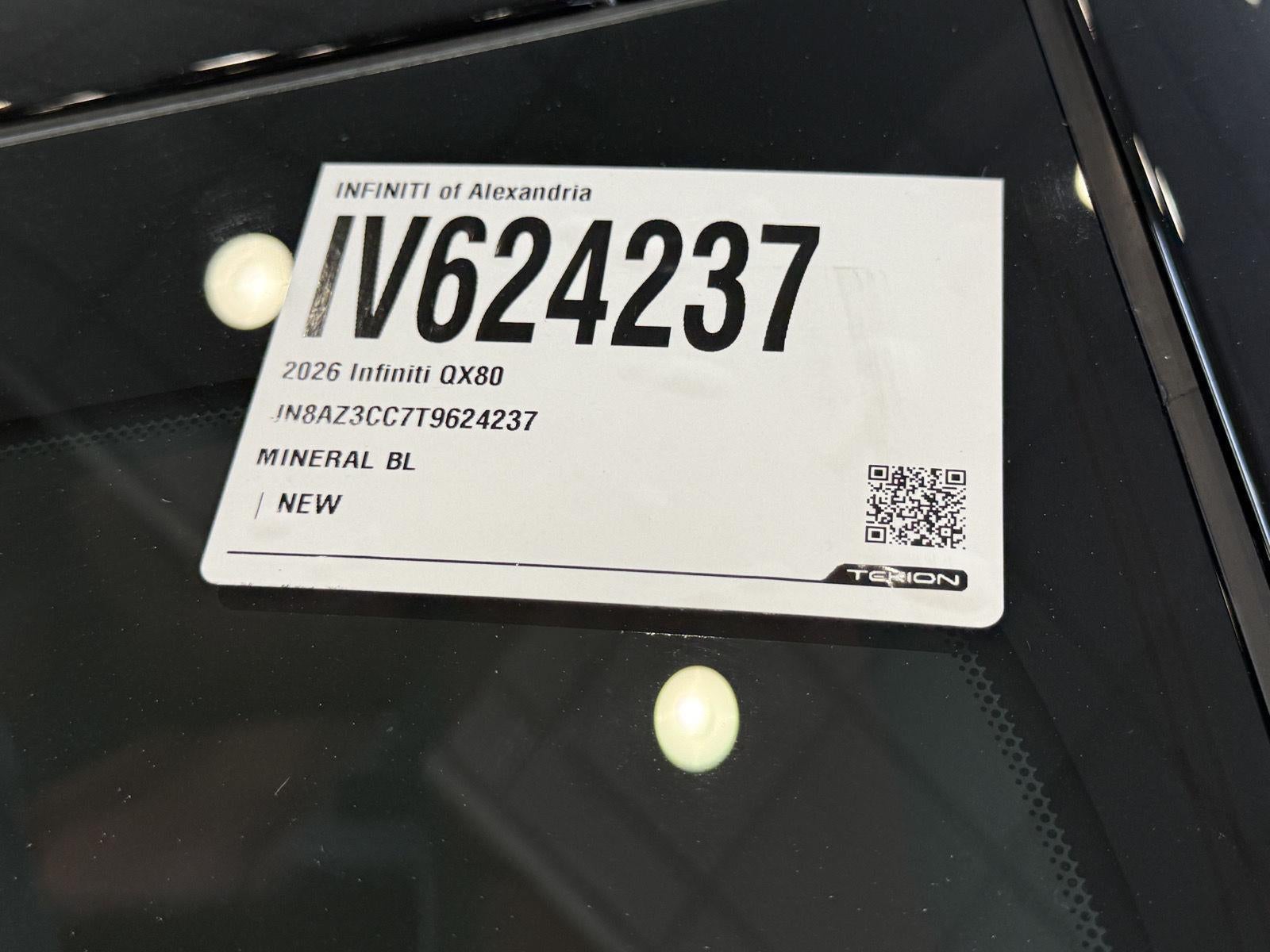 2026 INFINITI QX80 AUTOGRAPH
