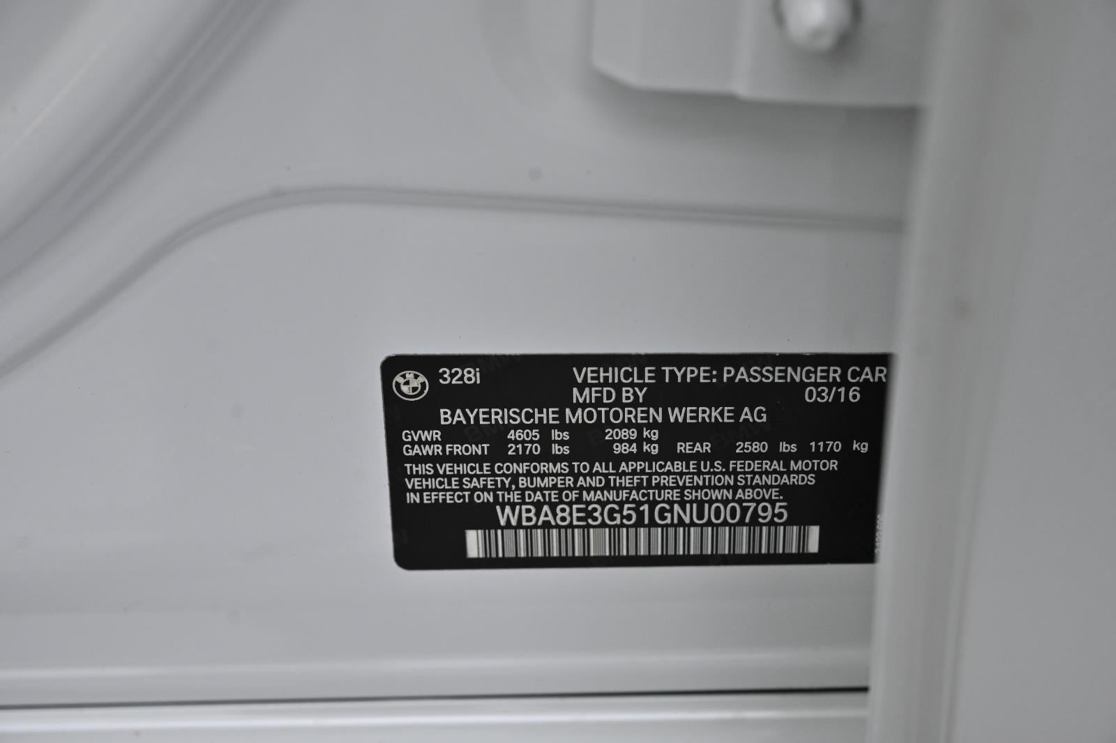 2016 BMW 3 Series 328i xDrive