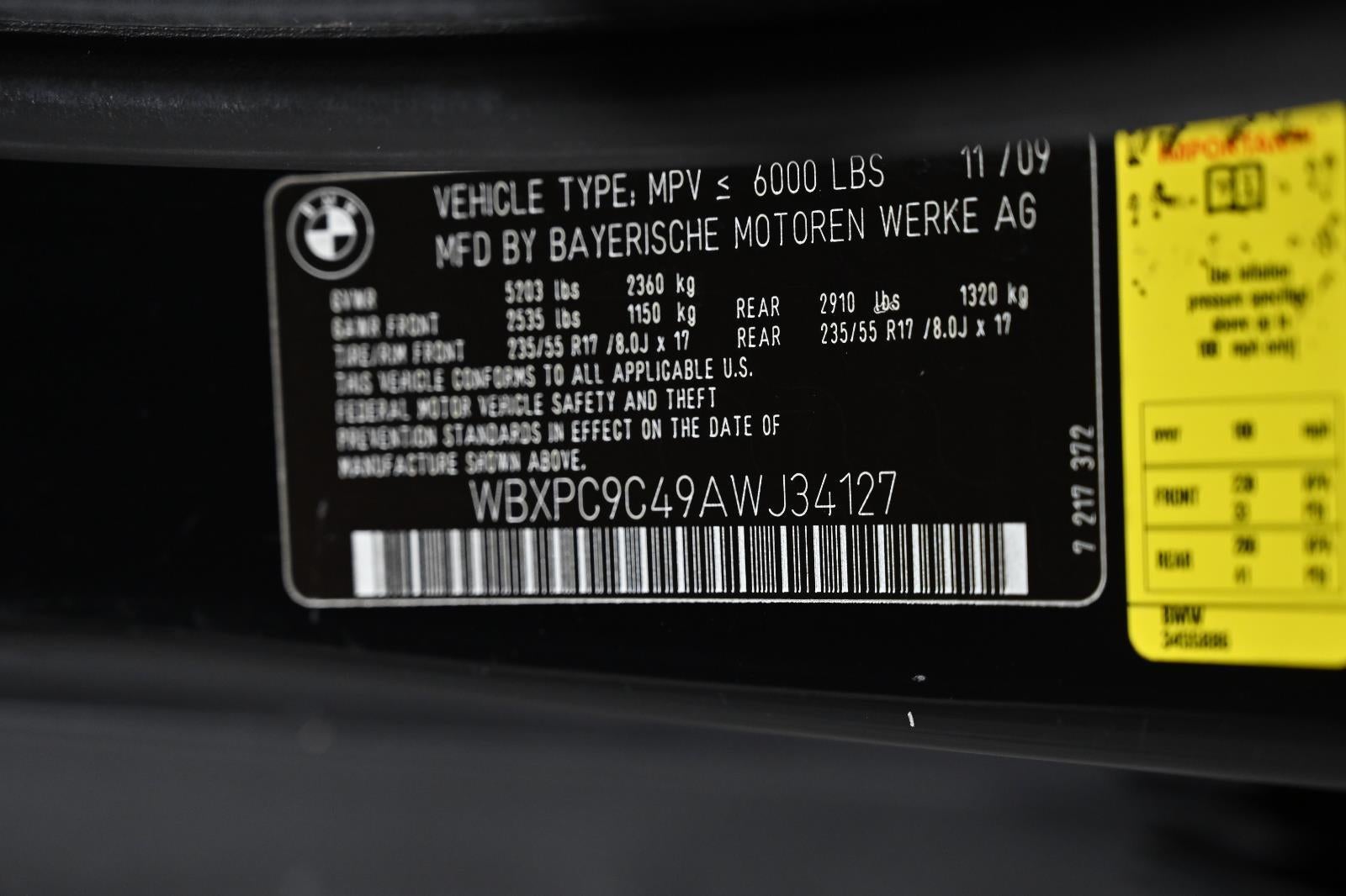 2010 BMW X3 xDrive30i