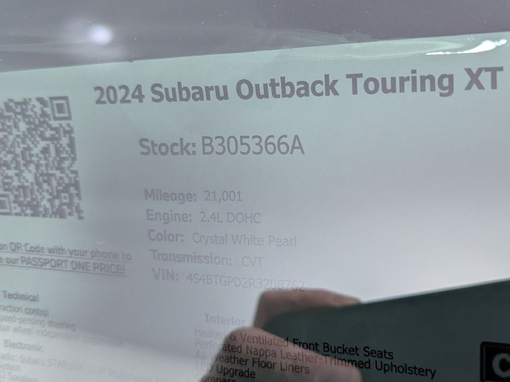 2024 Subaru Outback Touring XT