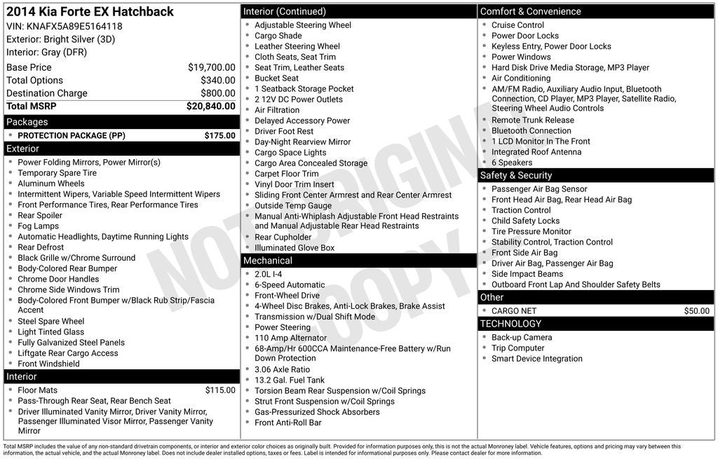 2014 Kia Forte EX