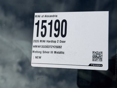 2026 MINI Cooper Hardtop 2 Door Iconic