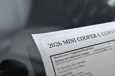 2026 MINI Cooper Cooper