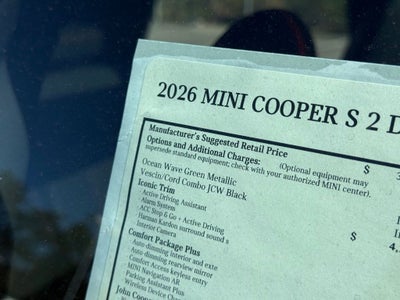 2026 MINI Cooper S Cooper S