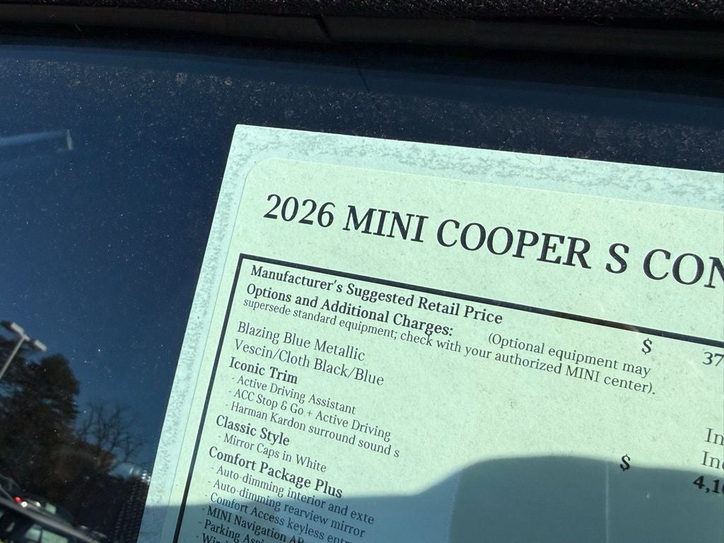2026 MINI Cooper S Cooper S
