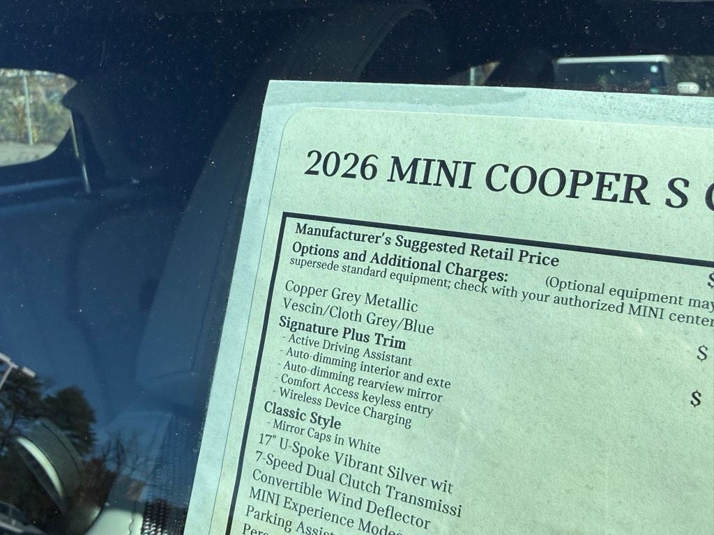 2026 MINI Cooper S Cooper S