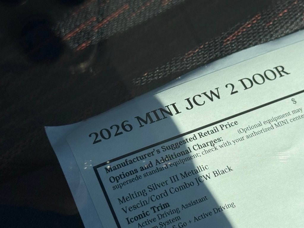 2026 MINI John Cooper Works John Cooper Works