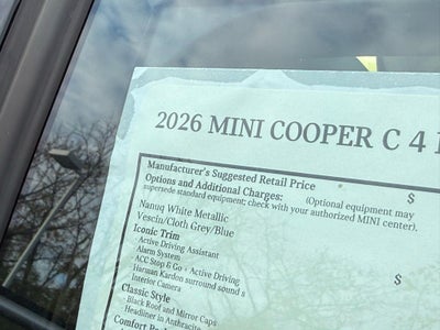 2026 MINI Cooper Cooper
