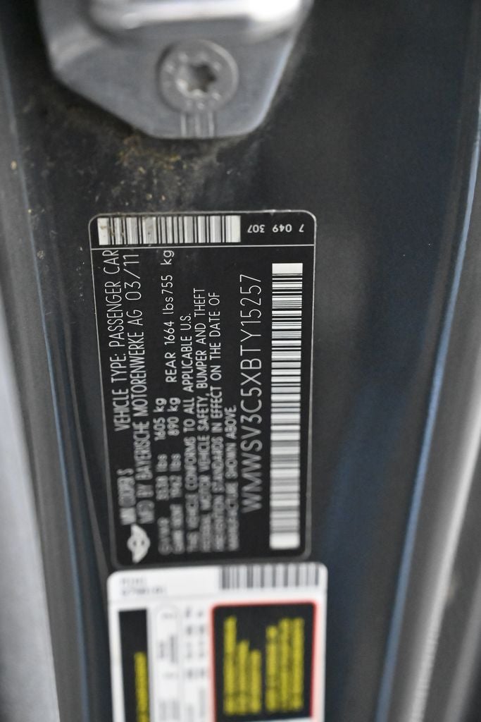 2011 MINI Hardtop 2 Door Cooper S