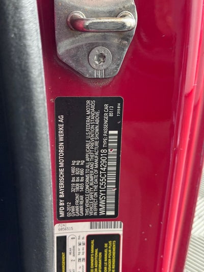 2012 MINI Cooper 2dr