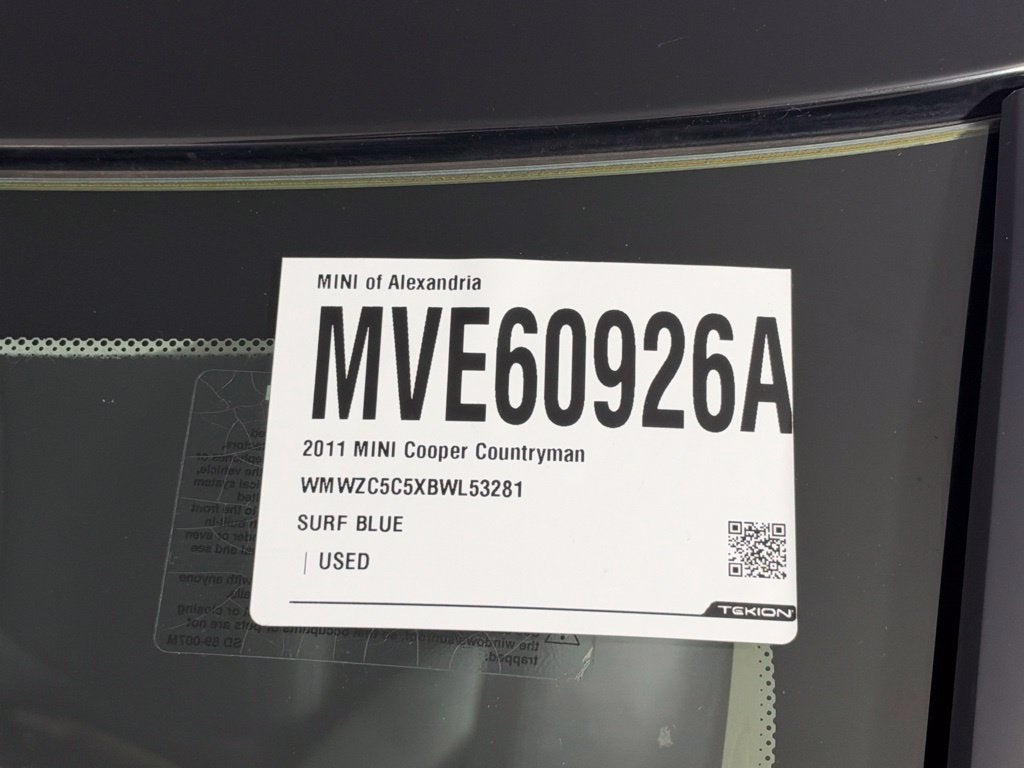 2011 MINI COUNTRYMAN ALL4