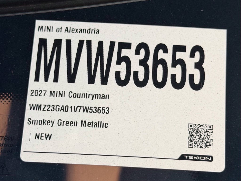 2027 MINI Cooper S Countryman Signature Plus ALL4
