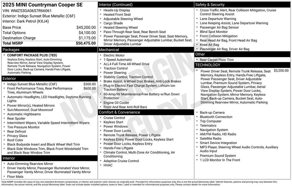 2025 MINI Cooper Countryman Base