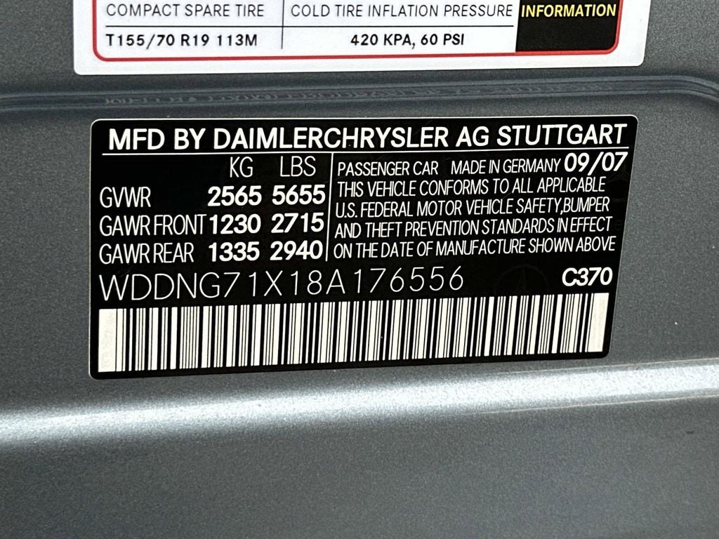 2008 Mercedes-Benz S-Class S 550