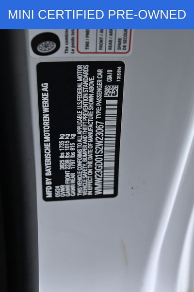 2025 MINI Cooper S Iconic