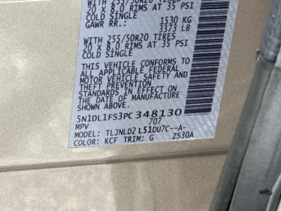 2023 INFINITI Qx60 LUXE