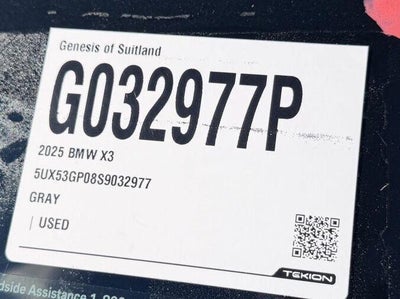 2025 BMW X3 30 xDrive