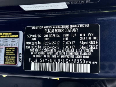 2017 Hyundai Santa Fe Sport 2.4L