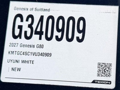 2027 Genesis G80 2.5T Sport Prestige