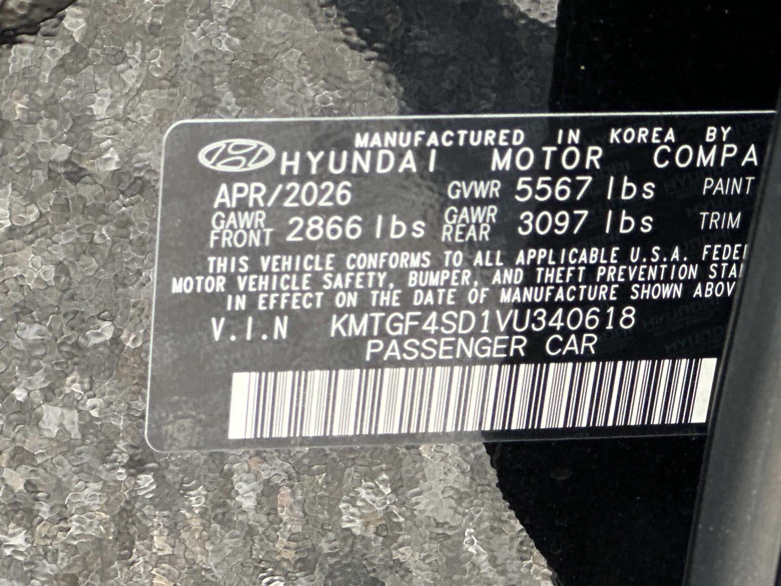 2027 Genesis G80 3.5T PRESTIGE BLACK