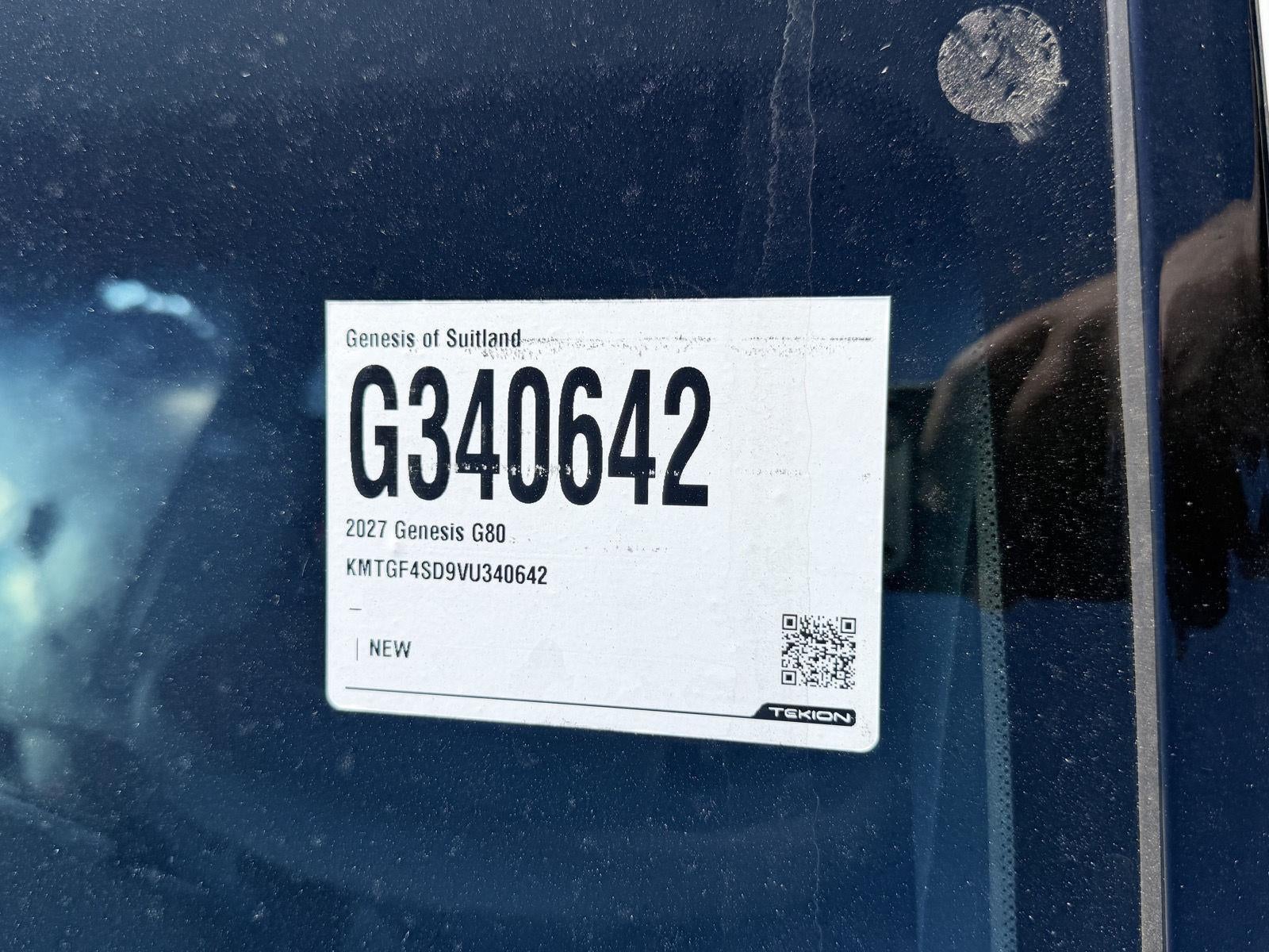 2027 Genesis G80 3.5T Prestige Black