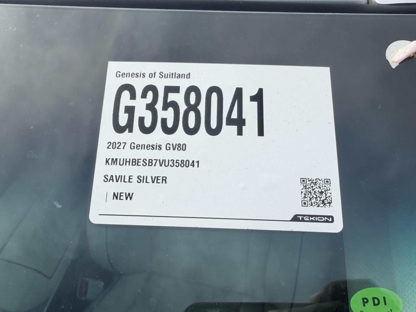 2027 Genesis GV80 2.5T Advanced