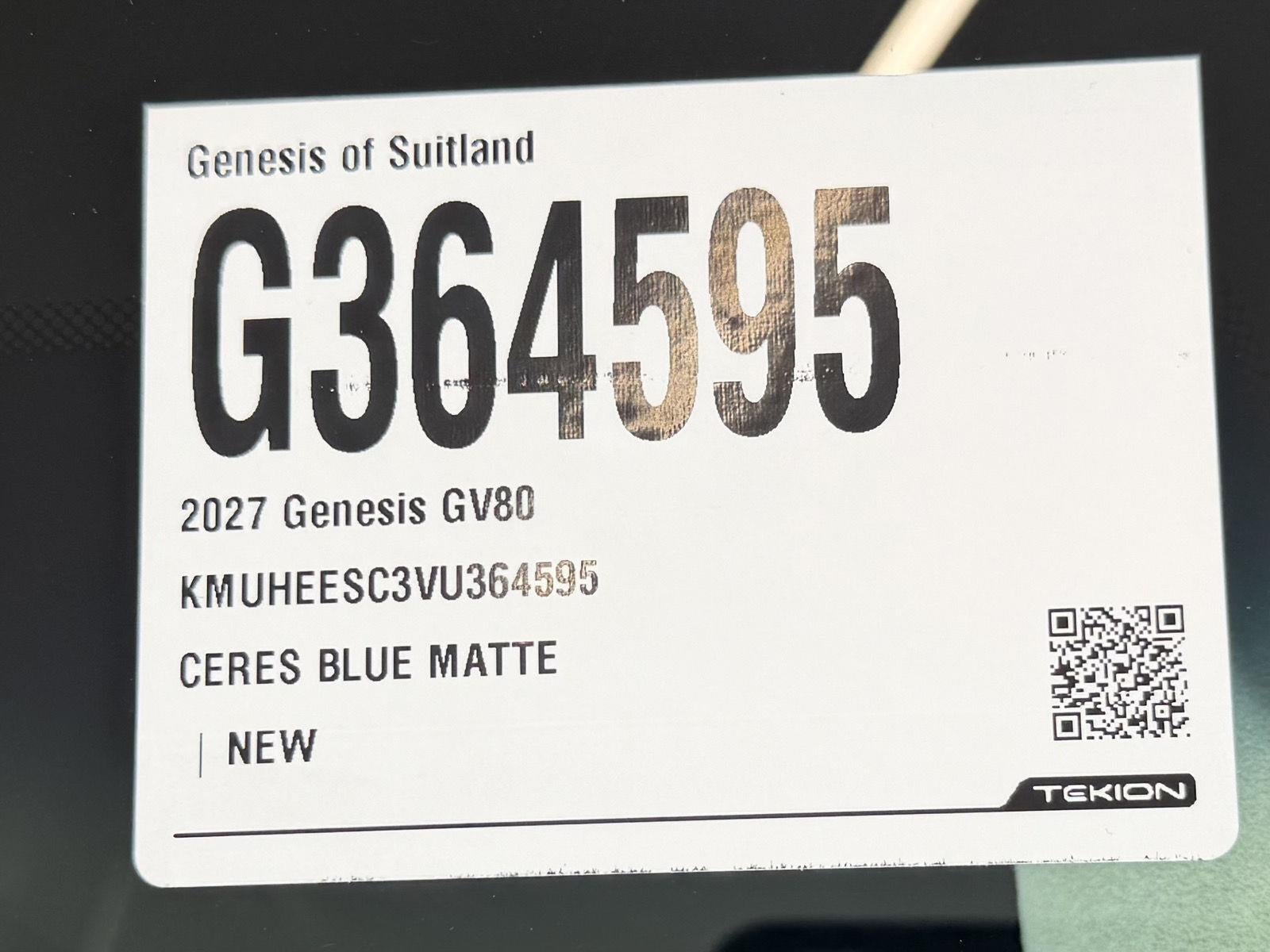2027 Genesis GV80 3.5T Prestige