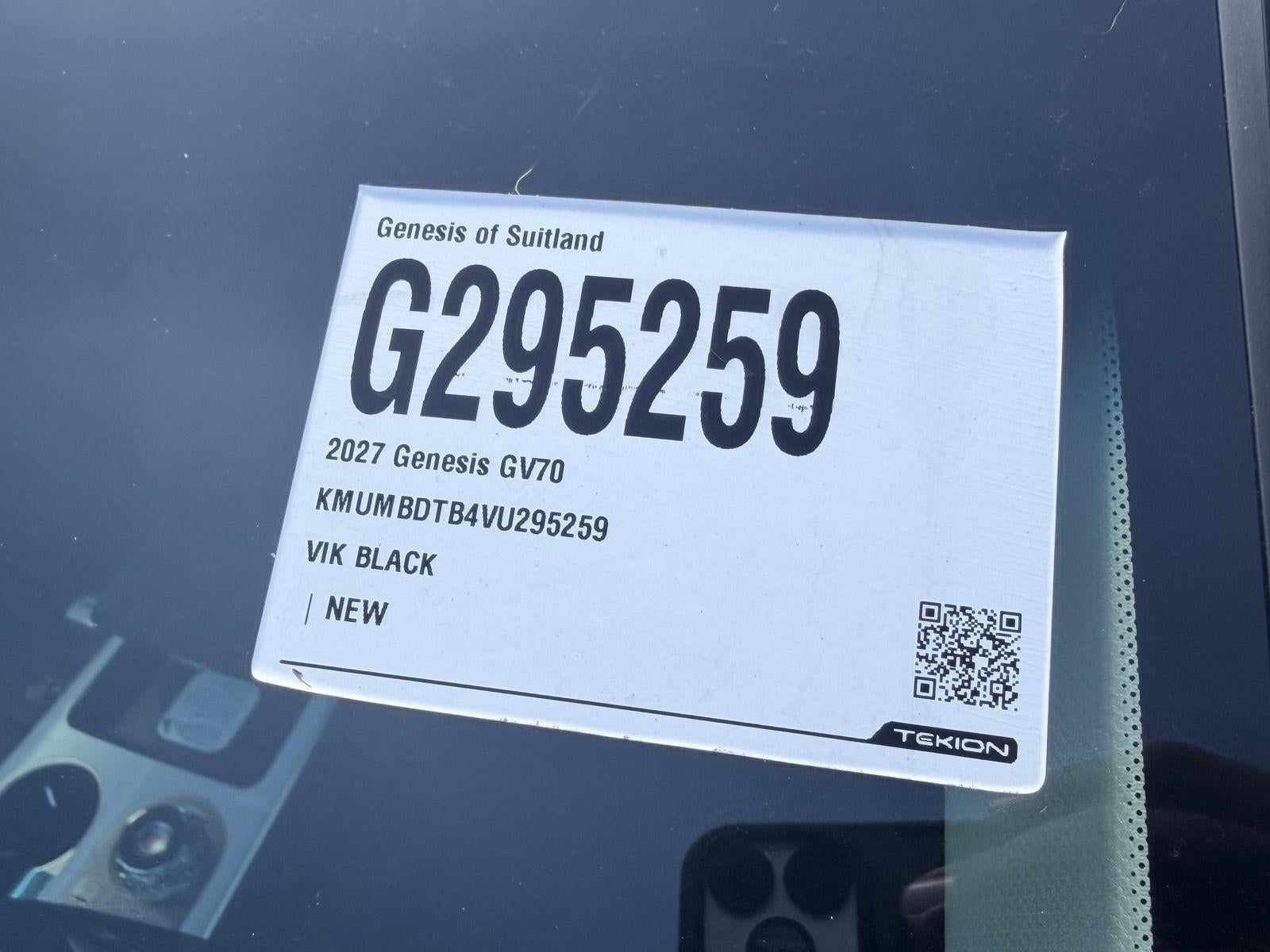 2027 Genesis GV70 2.5T Select