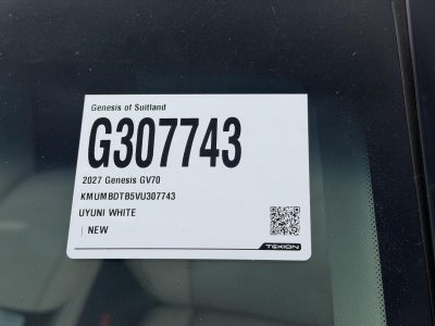 2027 Genesis GV70 2.5T Select