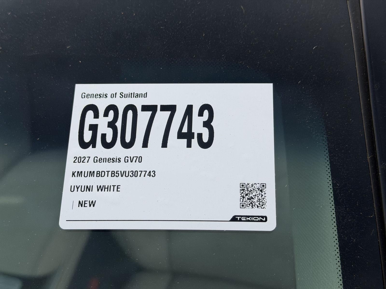 2027 Genesis GV70 2.5T Select