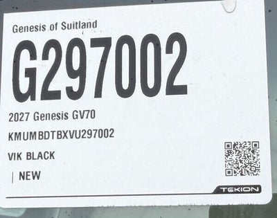 2027 Genesis GV70 2.5T Select
