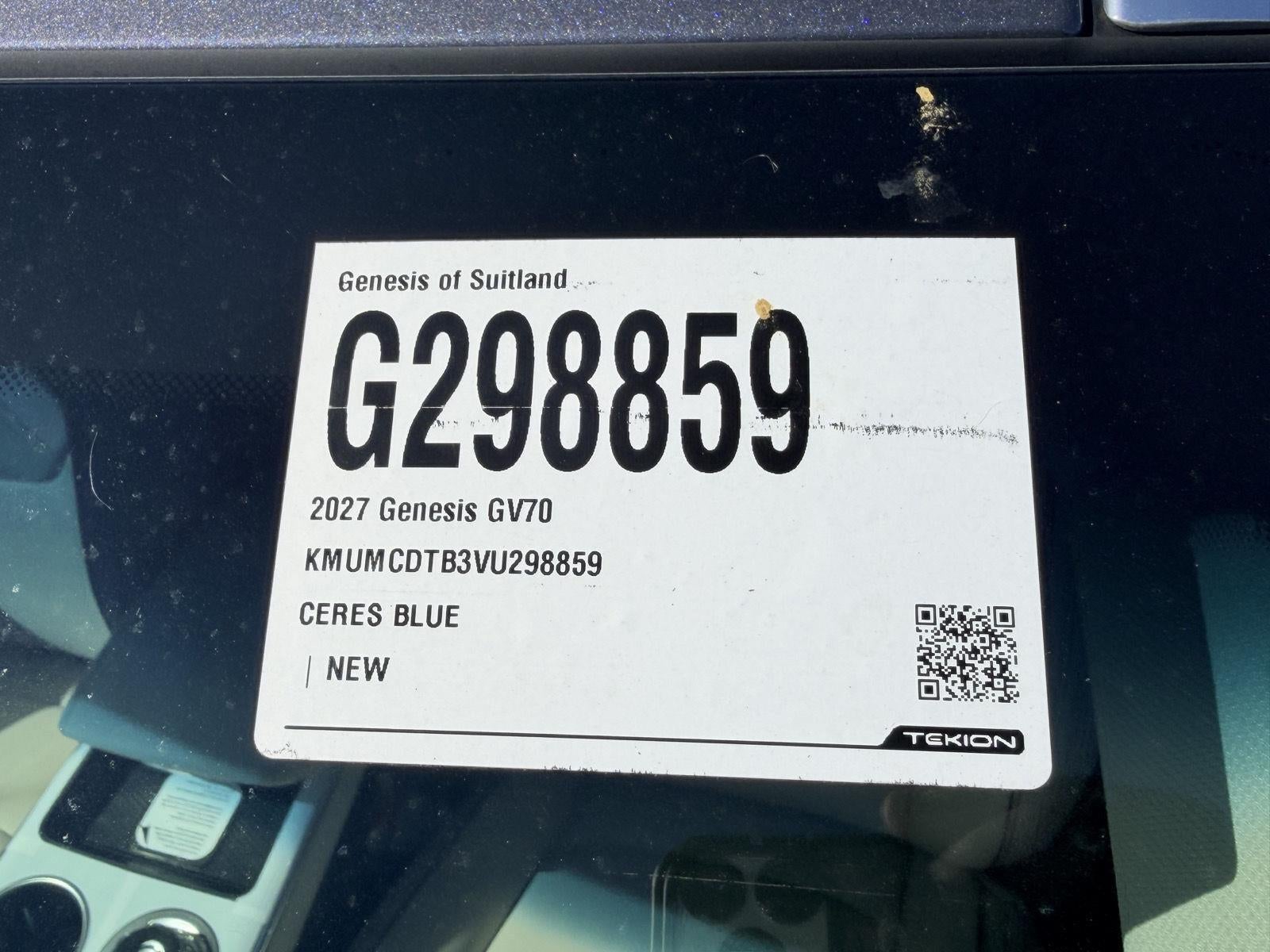 2027 Genesis GV70 2.5T Advanced