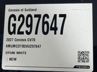 2027 Genesis GV70 2.5T Advanced