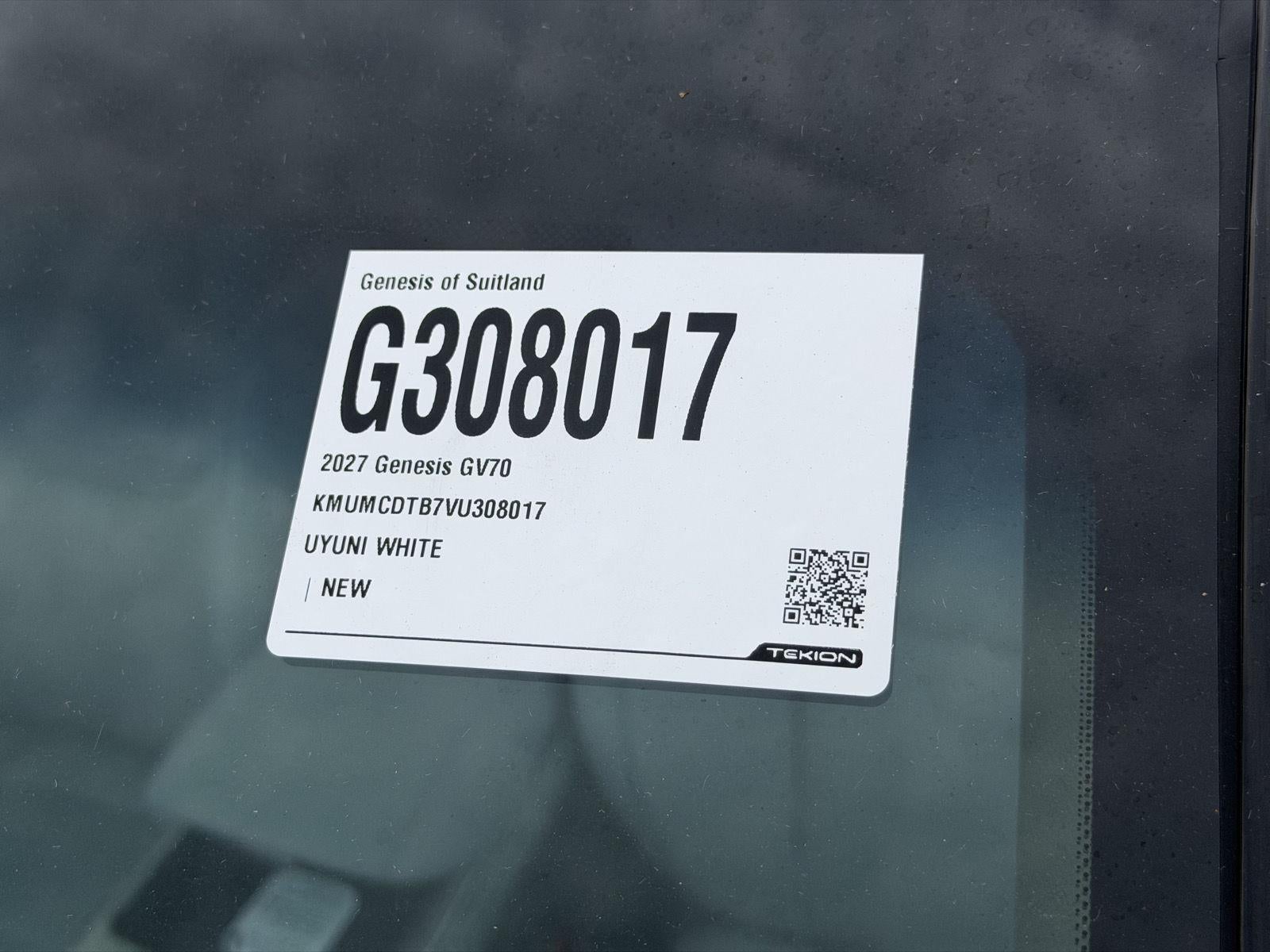 2027 Genesis GV70 2.5T Advanced