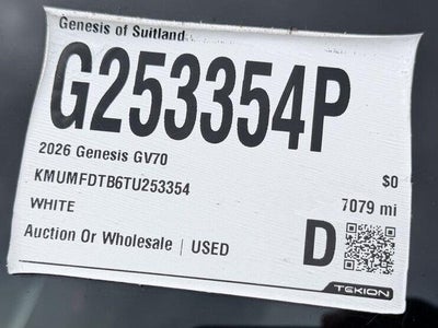 2026 Genesis GV70 2.5T Sport Prestige