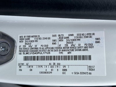 2023 Lincoln Corsair Standard
