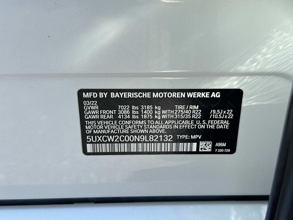 2022 BMW X7 xDrive40i