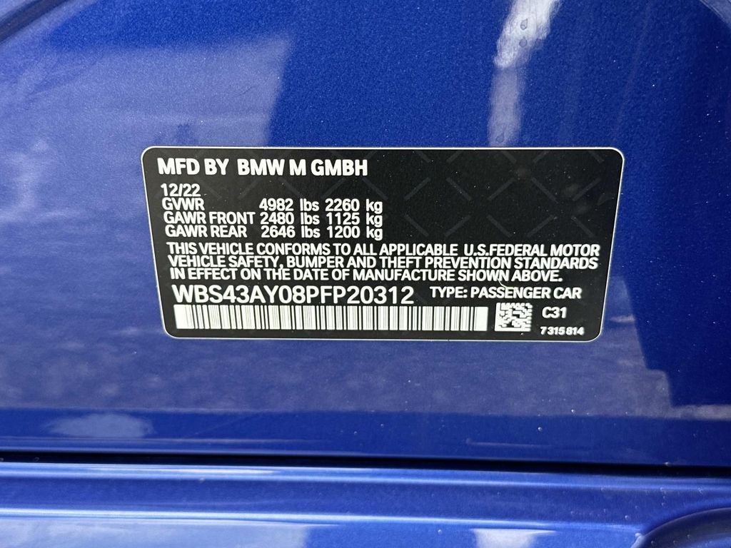 2023 BMW M3 Competition